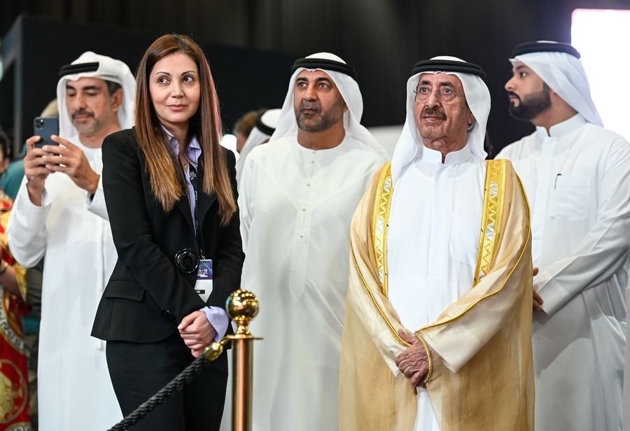 VIP dignitaries touring CABSAT